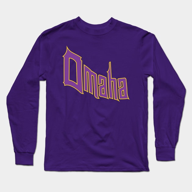 Omaha purple Long Sleeve T-Shirt by StoreShaSha